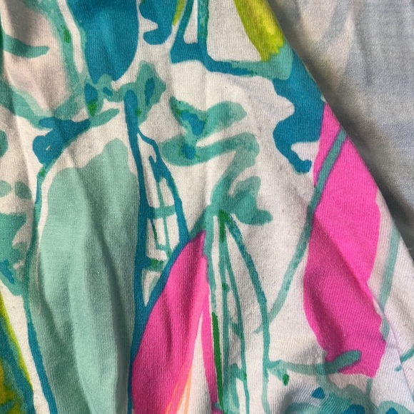 Lilly Pulitzer Greer Peak-A-Boo Romper Beach and Bae Size S RARE - Picture 3 of 6